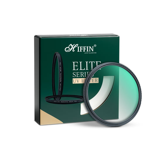 Elite Series UV Filter (40.5mm–95mm) | HD 18-Layer Nano Coating | Waterproof, Scratch Resistant, Slim
