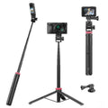 ULANZI MT-71 59in Tripod Selfie Stick, Magnetic QR, 1/4'' Screw for DJI Pocket 3