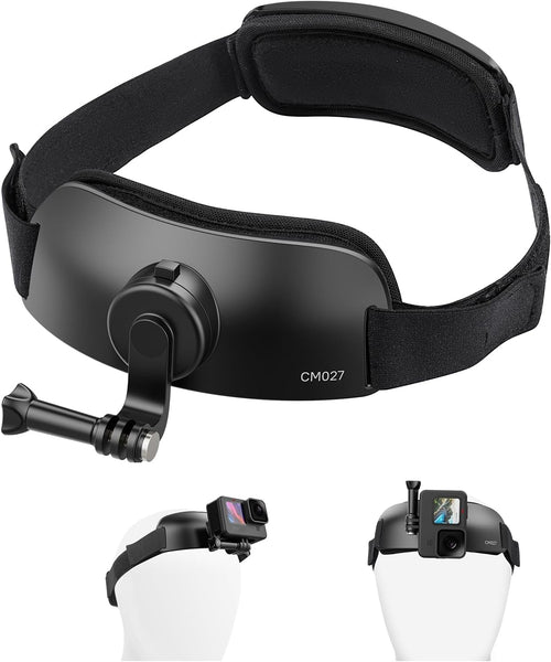 CM027 Head Strap Mount Vertical GoPro Hero 13/12/11/10/9/8/7 DJI Insta360