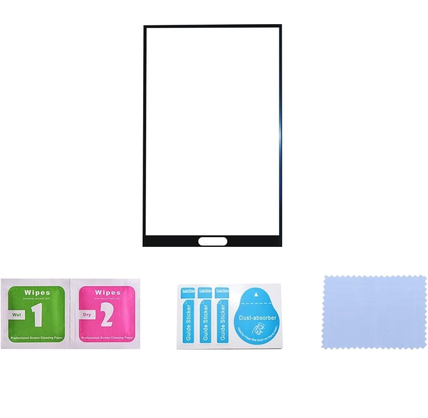 Hiffin Screen Protector 9H 2.5D Curved HD Screen Tempered Glass Film Ultra-Thin LCD Display Guard for Insta 360 X3 with Full Screen Coverage & Easy Installation Kit