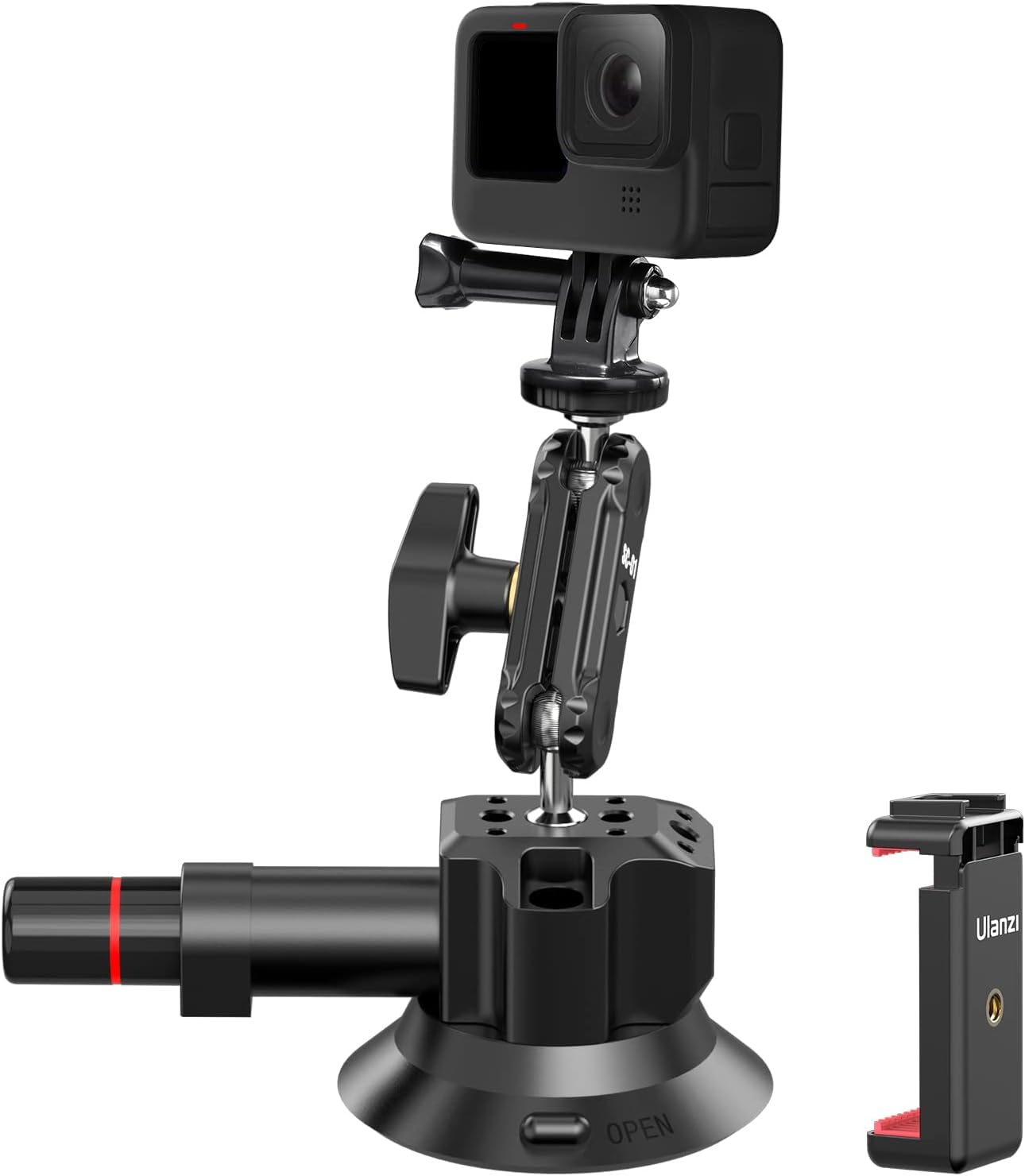 Ulanzi SC-01 Strong Suction Cup Mount Magic Arm (3")