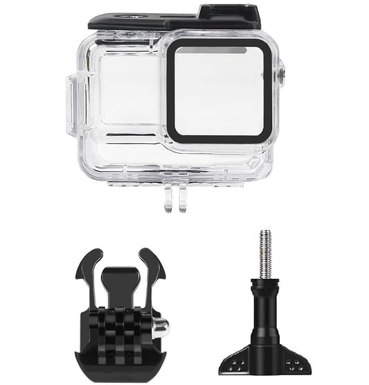 HIFFIN 60M(197ft) Waterproof Housing Case Compatible with Insta360 Ace Pro, Accessories for Insta 360 Ace Pro Waterproof Case, Protective Underwater Dive Housing Shell with Bracket Accessories