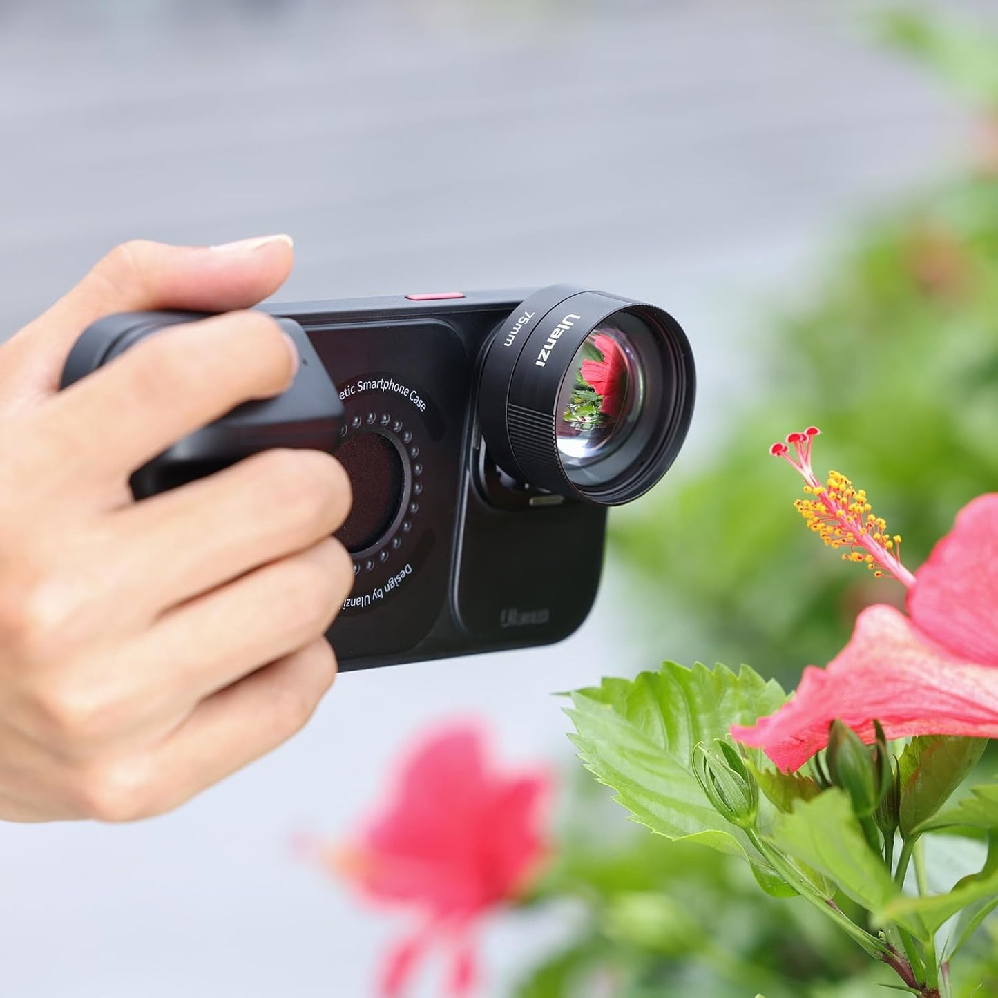 ULANZI CL-003 75mm HD Macro Lens for Phones with 17mm Thread Adapter Mount
