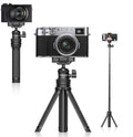 Ulanzi MT-34 Extendable Tripod, Selfie Stick, 2-in-1 Clamp