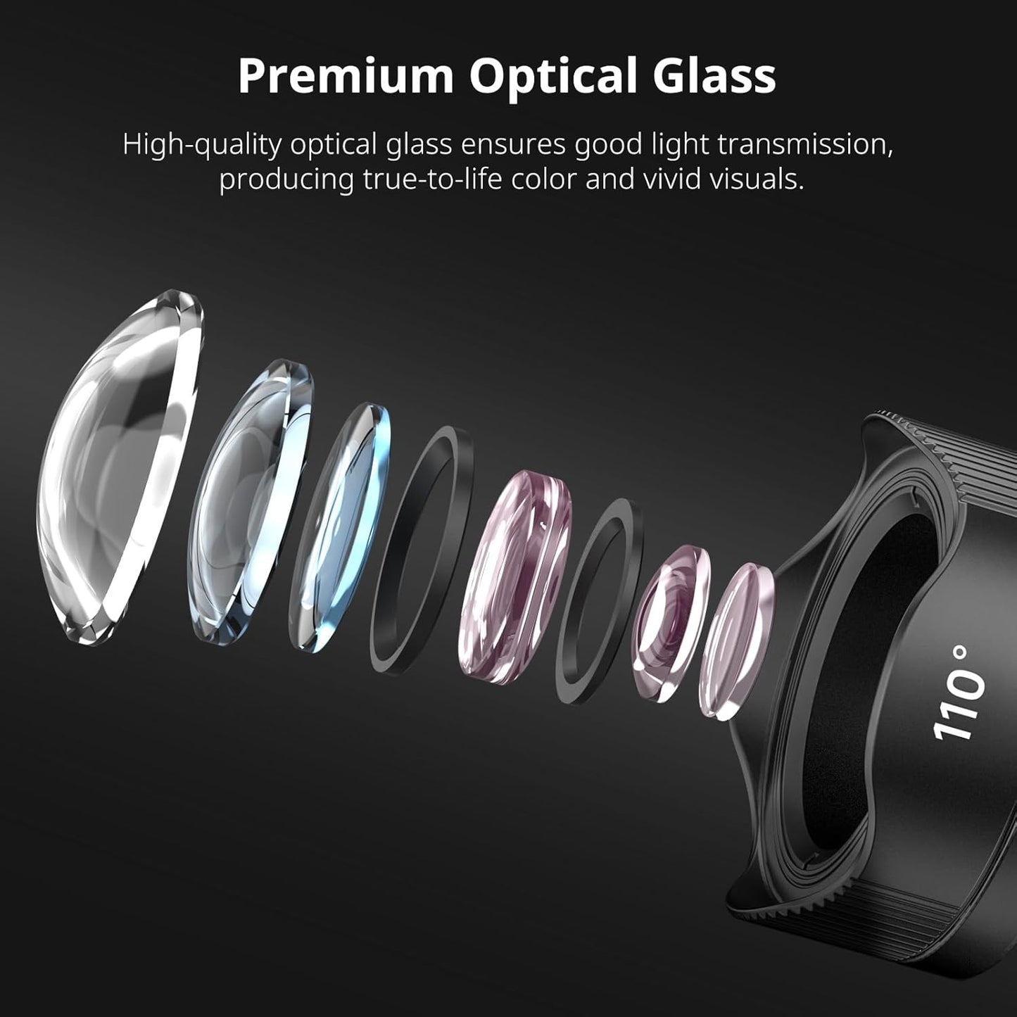 ULANZI CL-003 75mm HD Macro Lens for Phones with 17mm Thread Adapter Mount