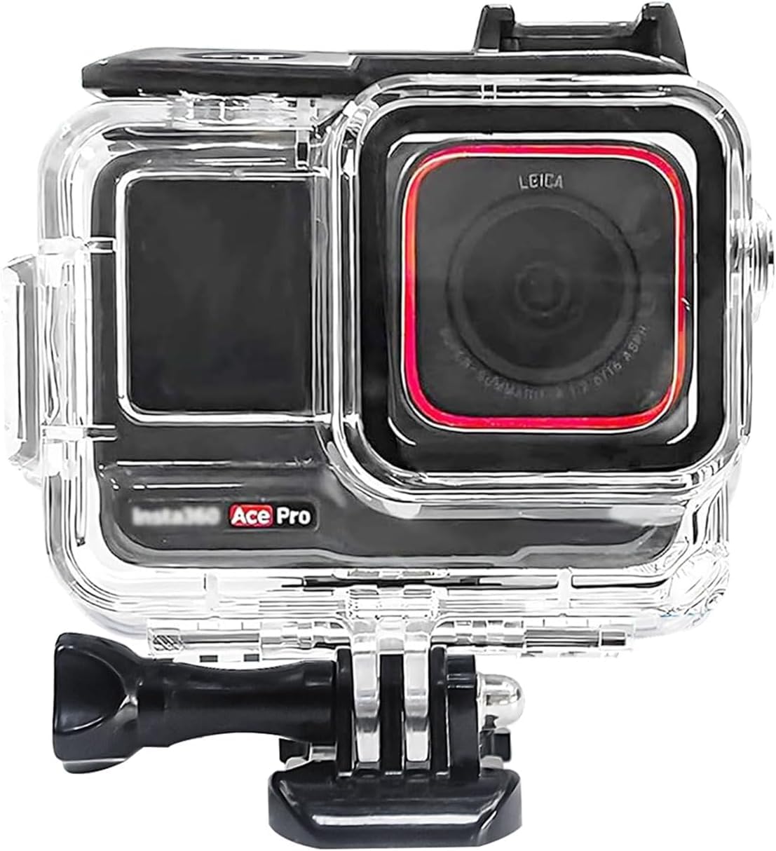 HIFFIN 60M(197ft) Waterproof Housing Case Compatible with Insta360 Ace Pro, Accessories for Insta 360 Ace Pro Waterproof Case, Protective Underwater Dive Housing Shell with Bracket Accessories