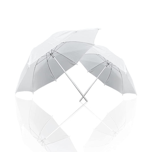 HIFFIN® Professional White Umbrella 100cms 36 inch/91cm for Photography Studio Light Flash, Camera Flash, Video Light 2 Pcs Combo