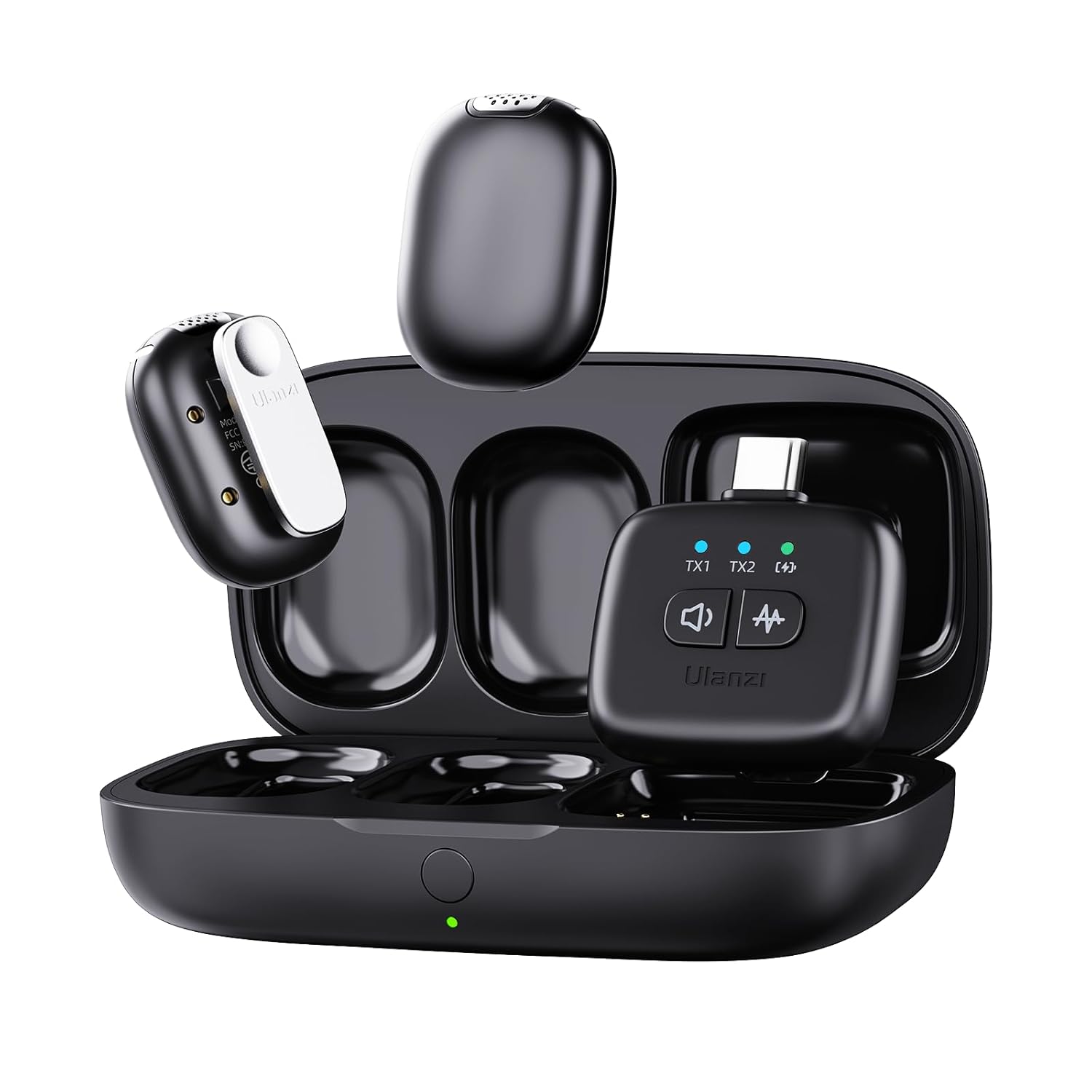 Ulanzi A30 Wireless Lavalier Mic with Magnetic Clip ENC