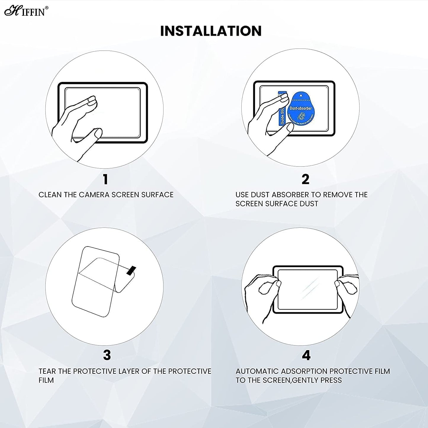 Hiffin® Sony FX3 LCD Screen Protector Clear Tempered Glass Film Camera LCD Screen Protector Guard 6 Layer (LCD PROTECTOR FOR FX3)