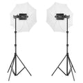 HIFFIN Warm White Porta 350Watt (7 X 50w) LED Light Kit, Low Power Consuming LED Panels Light, for Photo Video Indoor Outdoor Shoot (Porta Light Kit Set of 2)