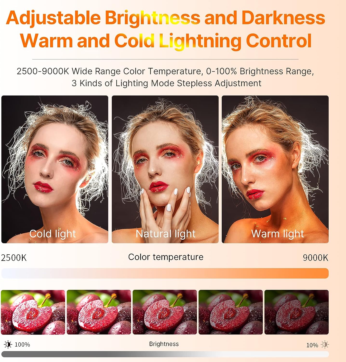 ULANZI VL49 Pro RGB Video Light, 2500-9000K, Dimmable LED Panel, Magnetic