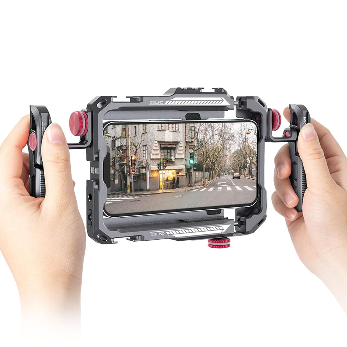 ULANZI Lino Smartphone Video Rig with Handles for iPhone 13, 8 Plus