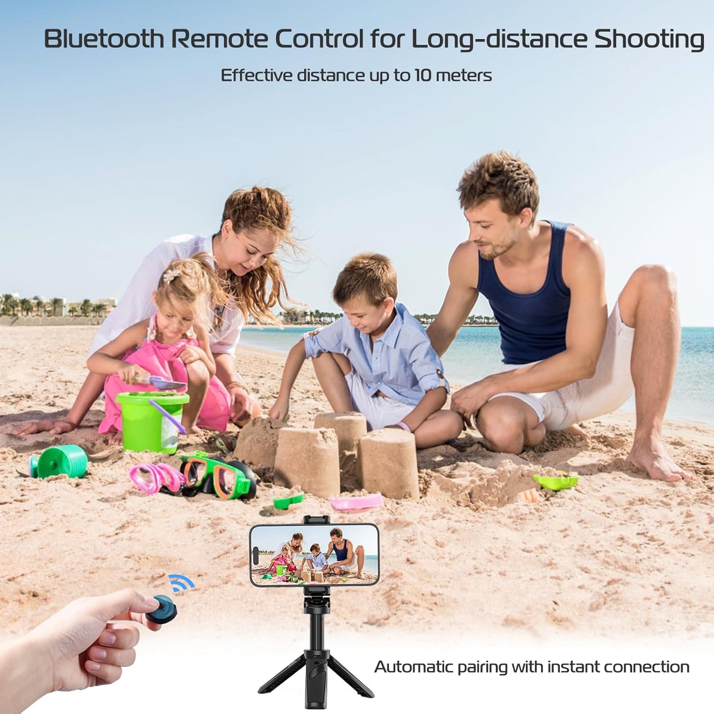 Ulanzi Extendable Grip Phone Tripod with Remote