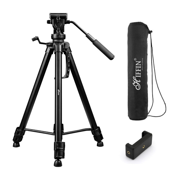 HF-880 1.65M (65 Inch) Heavy Duty Aluminum Professional Tripod