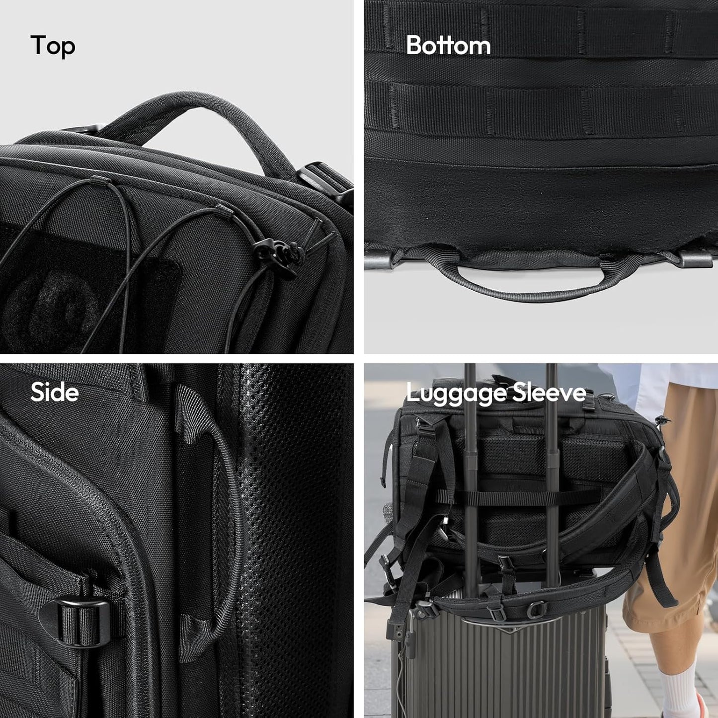 ULANZI BC007 28L Camera Backpack, DSLR Bag w/ Quick Access & Dividers