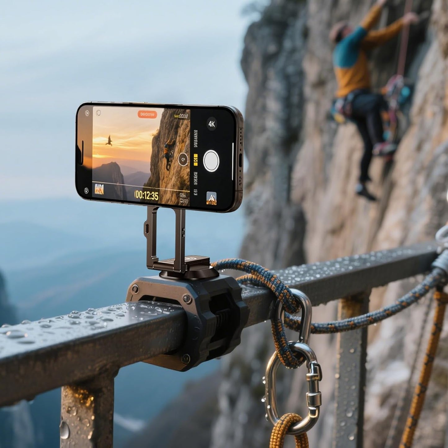 MA50 Magnetic Phone Holder for Magsafe, Aluminum Tripod Stand 1/4" Screw Hole