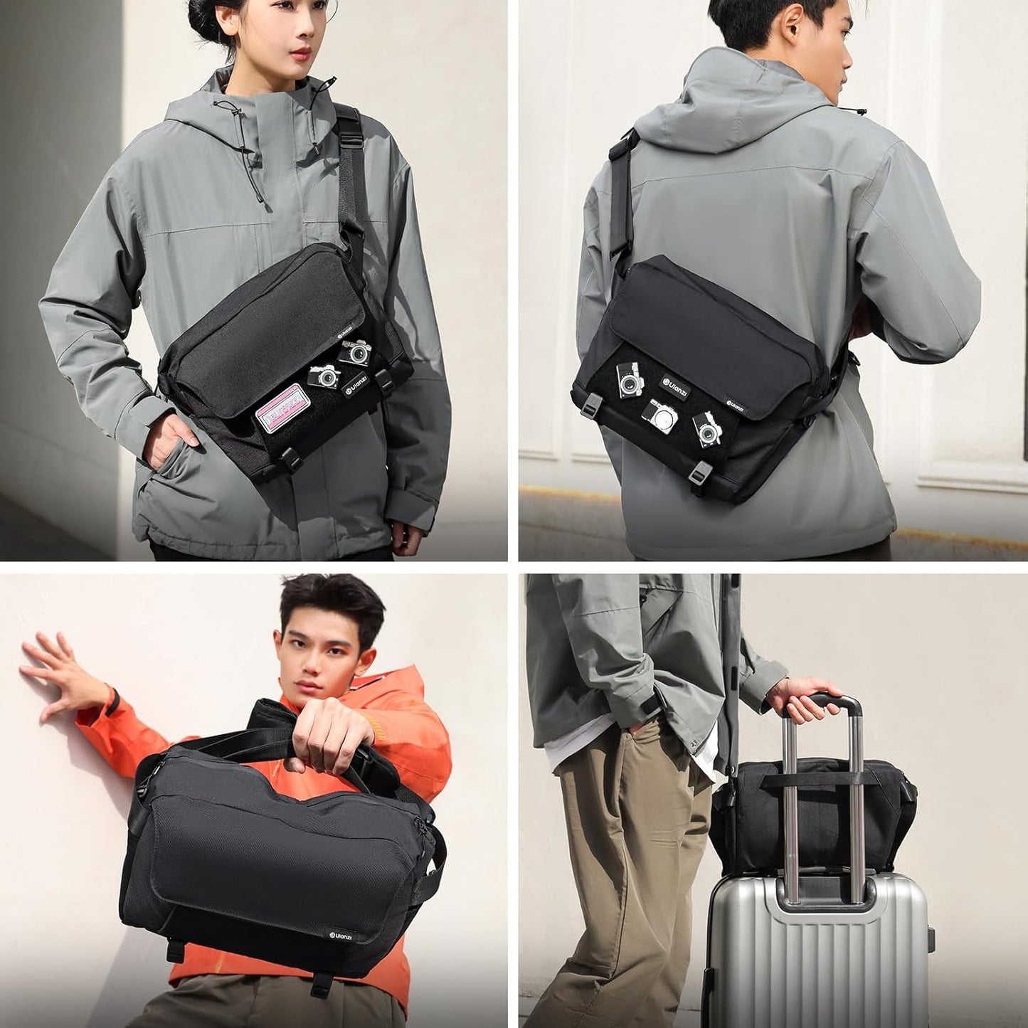 ULANZI BP11 8L Camera Sling Bag, Splash-Proof DSLR/Mirrorless Anti-Theft Crossbody