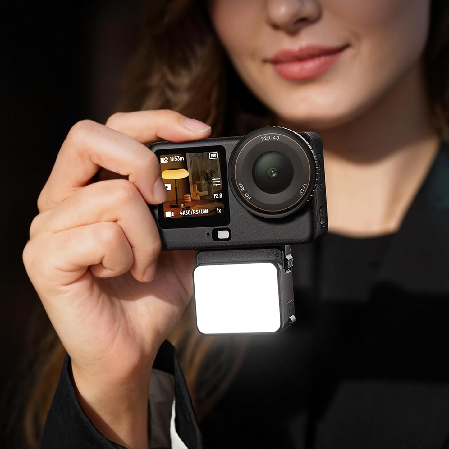 ULANZI LM24 Vlogging Light for DJI Osmo Waterproof Magnetic LED Fill