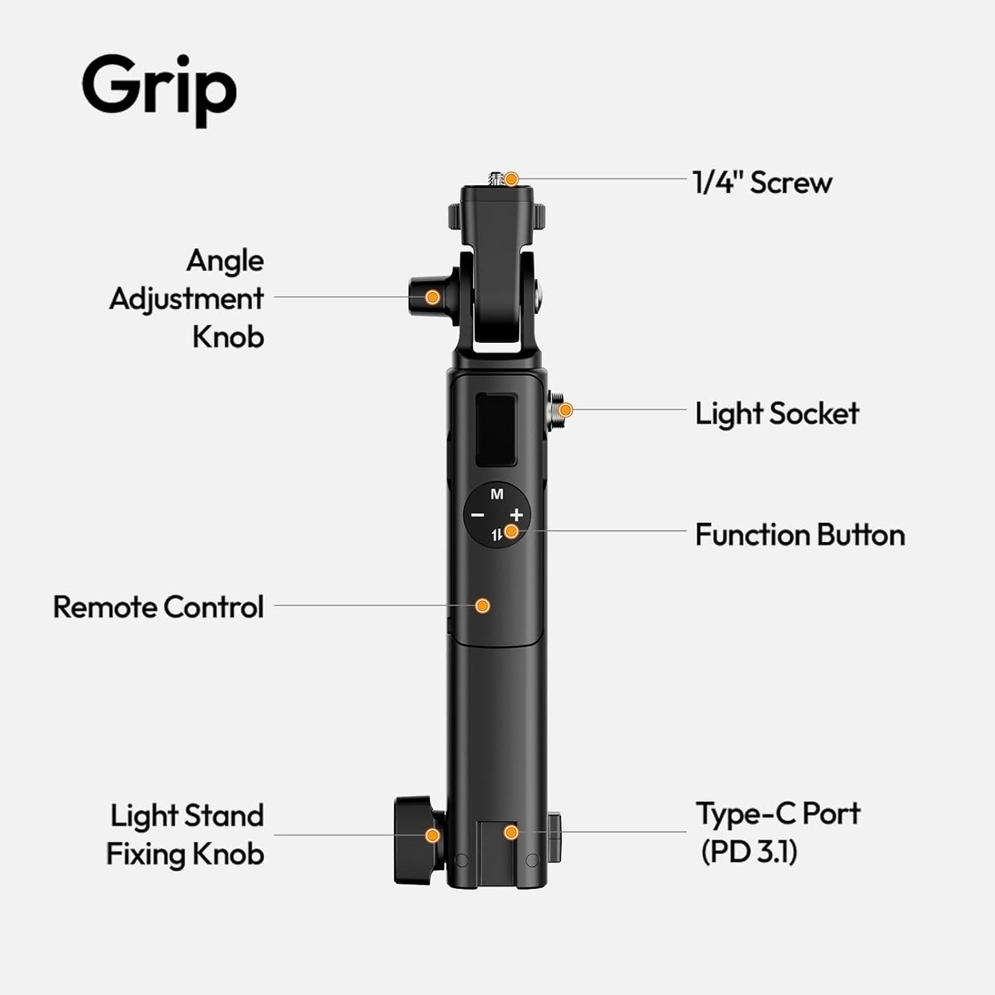Ulanzi AL60 Inflatable Tube LED Light, 2700K–6500K CRI≥96, 10 FX, Type-C