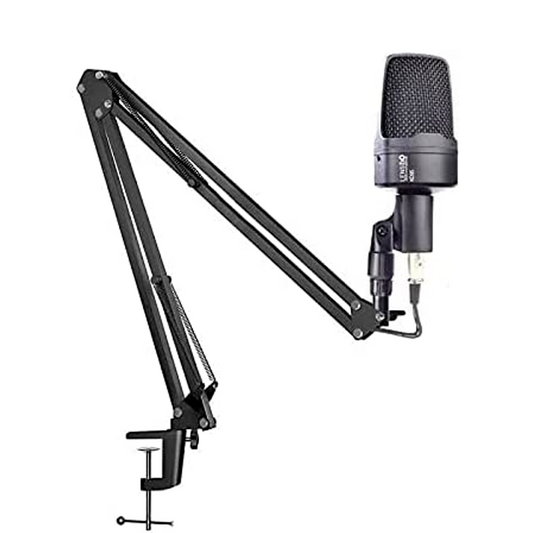 LENSGO KD95 Professional Cardioid Capaitor Studio Condenser Microphone Mic with XLR to 3.5mm Cable for Podcasting, Streaming, Vocal Recording, Singer, Podcaster, Skype, YouTube (Black)