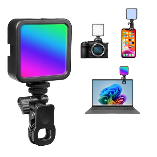 VL49 RGB Video Light, 3000-9000K, 1200mAh, 9 Effects, CRI 95+