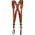 HIFFIN Clydesdale Pro Dual Leather Camera Harness (Large, Tan)