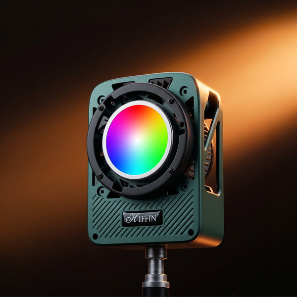 HF-150W RGB LED Light 150W Fan 2700-6500K 18300lm CRI95+ Dim 1-100% | App Control