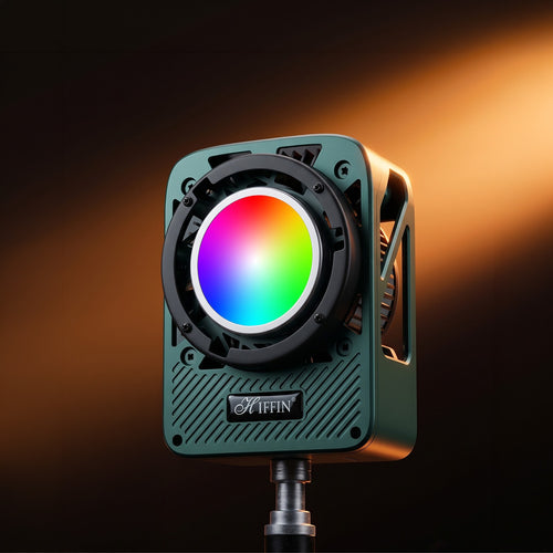 HF-150W RGB LED Light 150W Fan 2700-6500K 18300lm CRI95+ Dim 1-100% | App Control