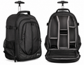 Hiffin 2-in-1 Convertible Backpack Rolling Case for Cameras and Gear with Great Capacity, User-Friendly Design, and Durable Waterproof Construction - Travel in Style and Convenience!