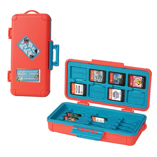 HIFFIN Large Capacity Card Case Compatible with, Protective Memory Card Holder Carrying Storage Box with 23 Cartridge Slots for Nino Switch NS NX (D950S)