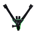 HIFFIN® Green Helmet Chin Strap Mount Compatible with Gopro Hero 9/8/7/6,SJCAM, Yi, DJI Osmo Action & Other Action Cameras