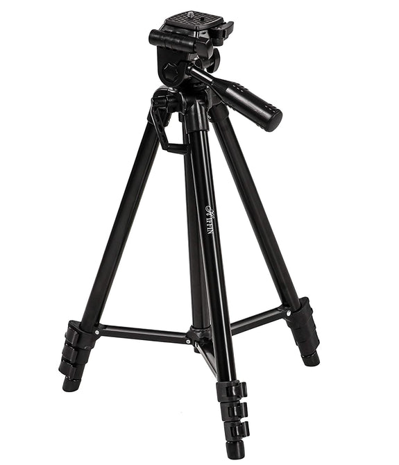 HIFFIN HF-2111 Universal Lightweight Tripod with Carry Bag for All Smart Phones, Gopro, Cameras Tripod for Camera, Video Camera Tripod