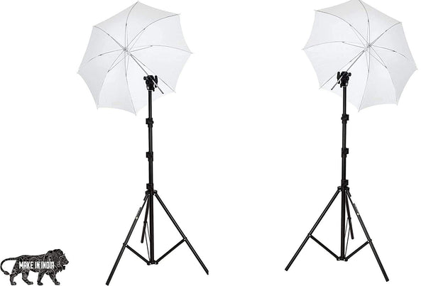 HIFFIN® Studio Home 33 Umbrella Stand Setup with Sungun Adapter | 9ft Stand | Umbrella | Bag for kit Mark II