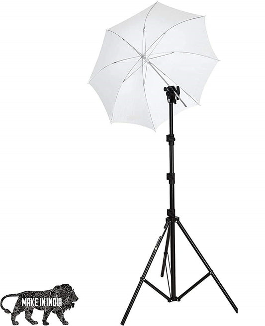 HIFFIN® Studio Home 33 Umbrella Stand Setup with Sungun Adapter | 9ft Stand | Umbrella | Bag for kit Mark I