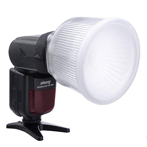 HIFFIN®Lambancy White Flash Diffuser Reflector for Camera Diffuser (Multicolor)