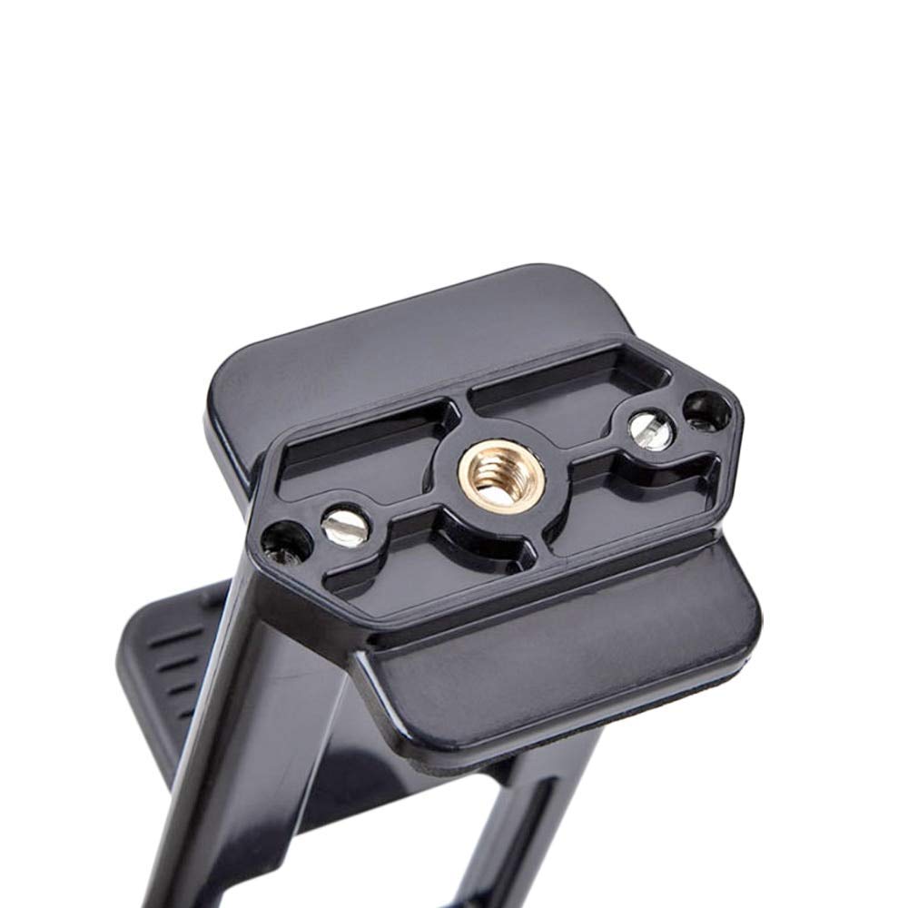 HIFFIN® 2in1 Tripod Mount Phone Tablet Holder Clip for iPhone iPad tab Clamp Clip Stand 2 in 1 Mobile Tab Clip Universal 1/4" 2 in 1 Phone and Tablet Holder