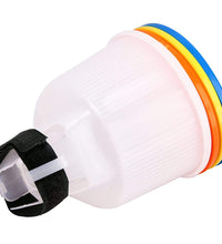 HIFFIN®Lambancy White Flash Diffuser Reflector for Camera Diffuser (Multicolor)