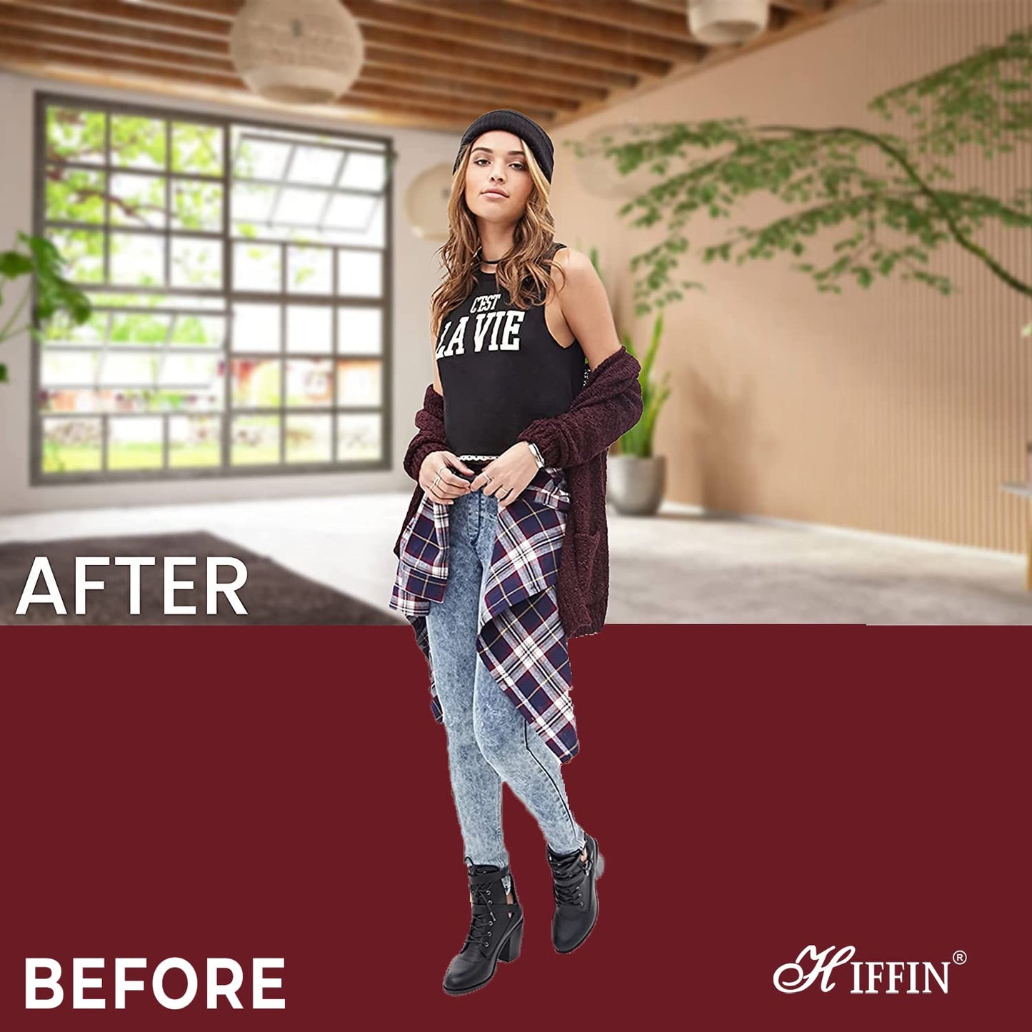 HIFFIN® 8x12ft Maroon Polyster Lekera Photo Backdrop for Photoshoot Background for Photography Screen Video Recording Picture Background Reflector