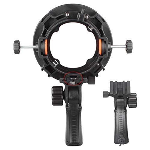 HIFFIN® Triopo Tr-05 S-Type Bowens Mount Bracket Multi Shoe for Godox V1 Flash Softbox