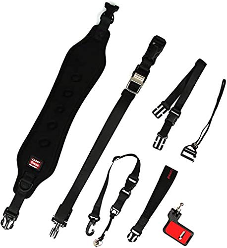 HIFFIN® Camera Belt Carry Speed FS-PRO for Camera SLR DSLR Black (Black)