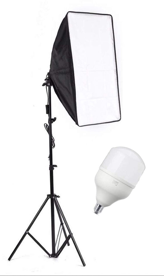 HIFFIN® SL50 W Professional Soft Led Photo & Video Light Softbox Lighting Kit for YouTube Videos Shooting, Studio Videography, Portrait Shooting, Product Photography, Studio Lights for Photography