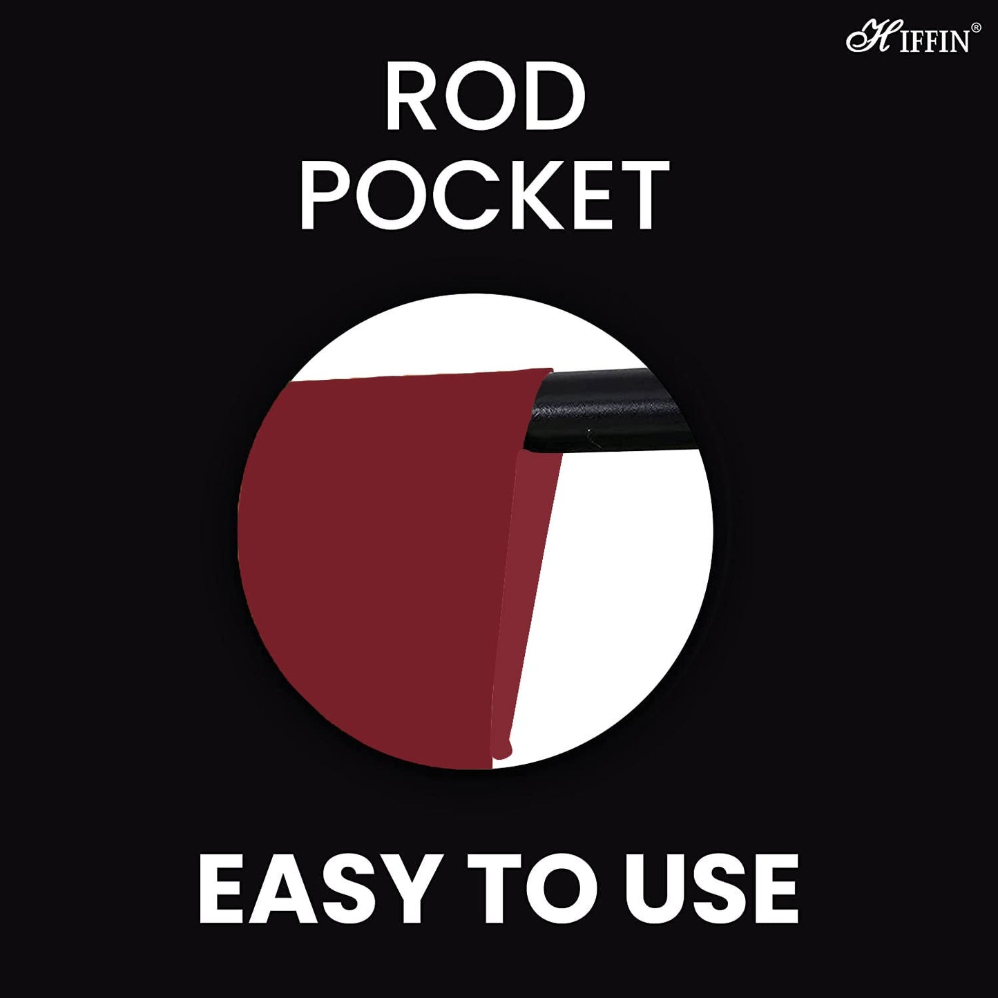 HIFFIN® 8x12ft Maroon Polyster Lekera Photo Backdrop for Photoshoot Background for Photography Screen Video Recording Picture Background Reflector