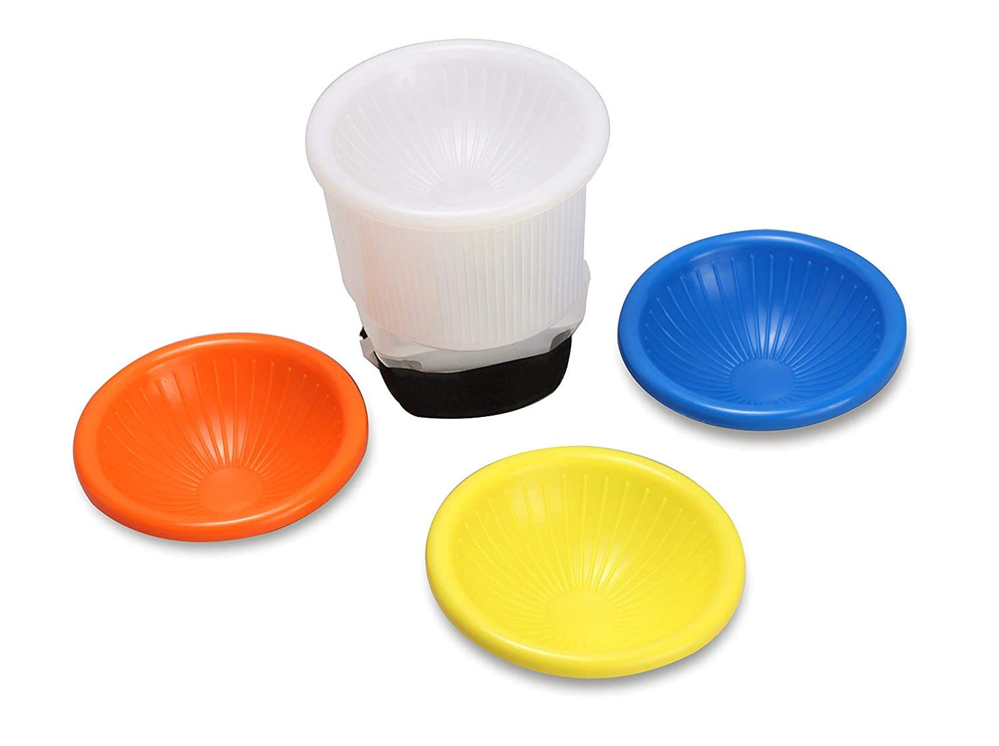 HIFFIN®Lambancy White Flash Diffuser Reflector for Camera Diffuser (Multicolor)