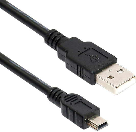 Hiffin Sony USB 2.0 A to Mini 5 pin B Cable for External HDDS/Camera/Card Readers (150cm - 1.5M) for Sony