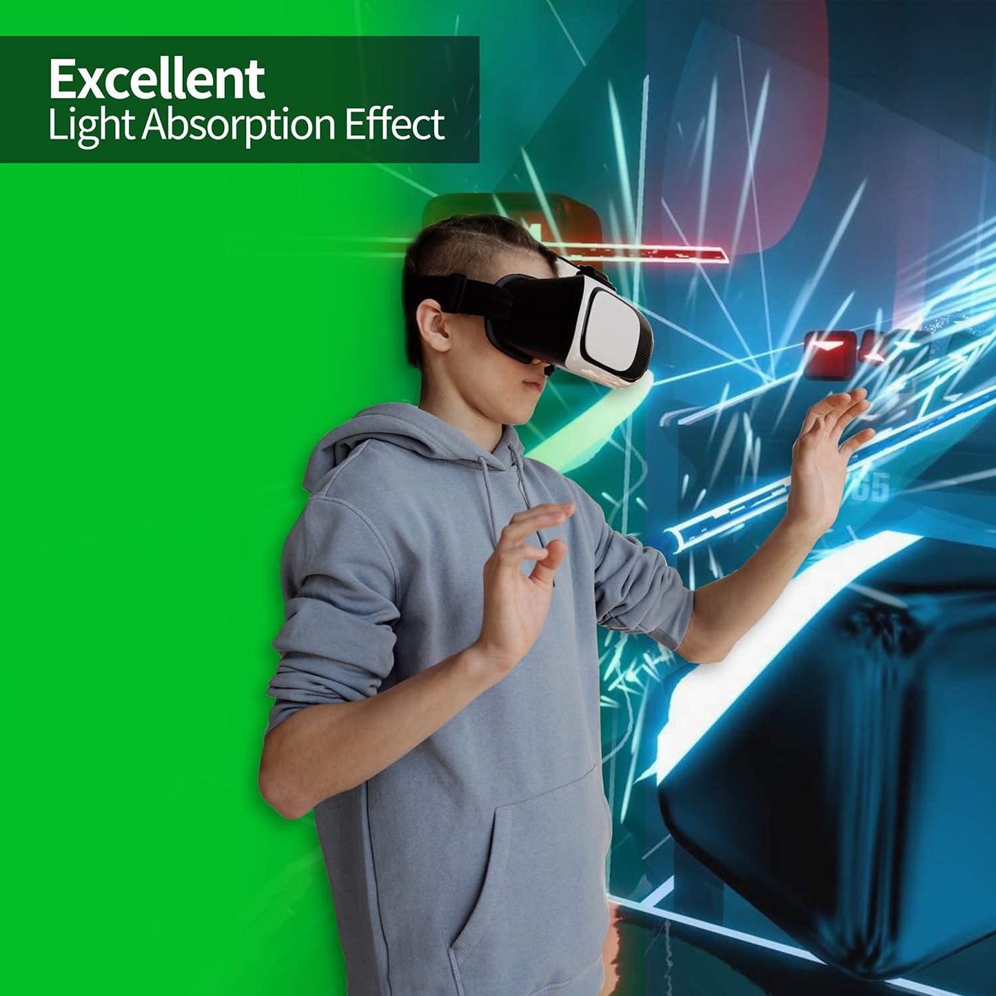 HIFFIN® PRO Quadlux Mark II Soft Led Still & 8.5 x 10 ft Background Support System Kit Video Light Softbox with AC Power, YouTube Shooting, Videography, Portrait, Product