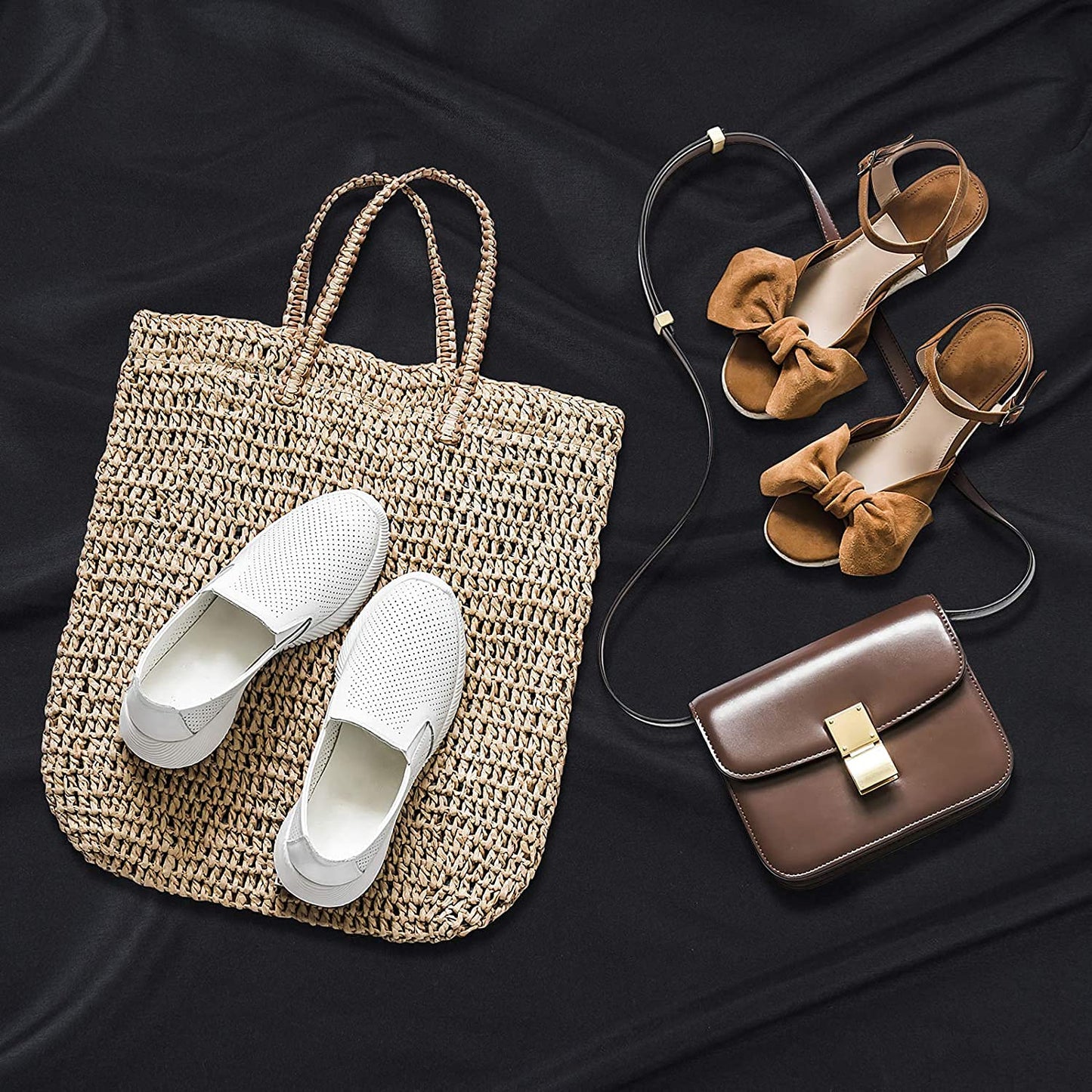 HIFFIN® PRO 8 ft. X 12 ft. Long Life Time Reusable Black Screen Chromakey Photo Video Photography Studio Fabric Backdrop, Background, Pure Black Muslin, Photography Studio