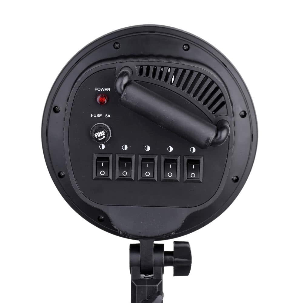 HIFFIN® Set Photography Equipment Kit 50cmx70cm Softbox with 5 in 1 E27 Photo Studio Bulb Holder Base Socket Lamp Bulb Holder Adapter for Photo Video...