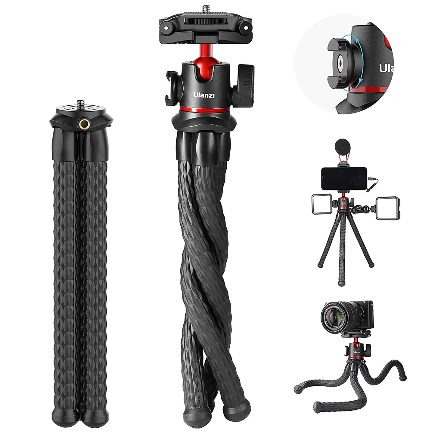 Ulanzi "MT-33 Flexible Mini Tripod with 1/4" Screw for Magic Arm"