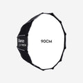 ULANZI (90 cm) Lightweight & Portable Soft Box Comes Quick Release Octagonal Softbox With Grid & 2 Diffuser Sheets | Carrying Case | (Octagonal Softbox 90 cm)