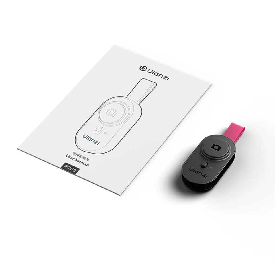 ULANZI RC05 Wireless Remote Shutter, Bluetooth Camera Remote for iOS Android